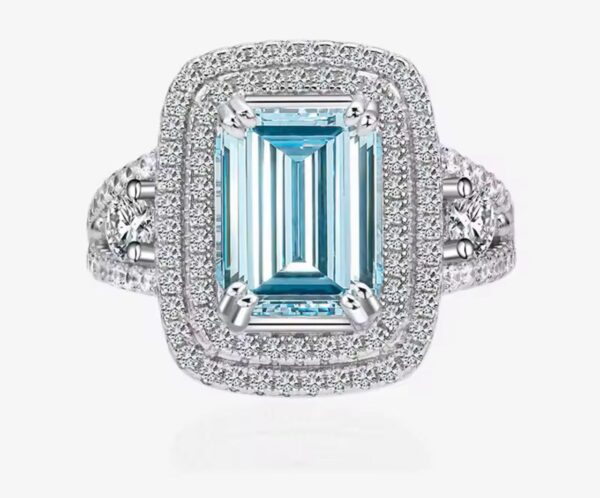 Aqua Engagement Ring
